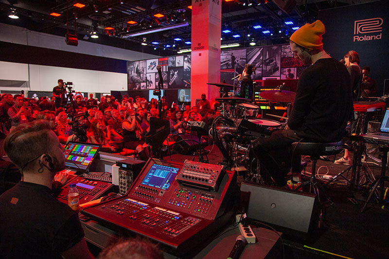 Roland at NAMM